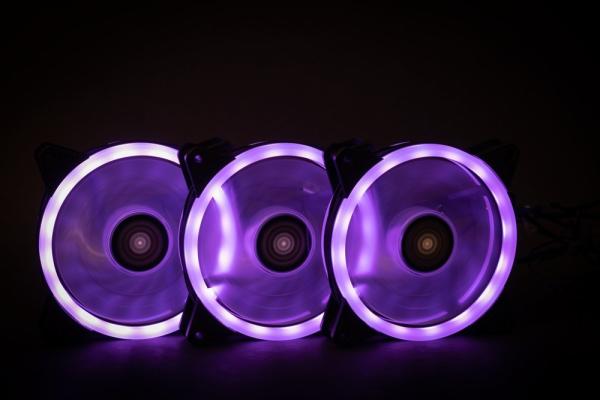 1stCOOL Fan KIT AURA EVO 1 ARGB, 3x Dual Ring fan + ARGB Nano controller7