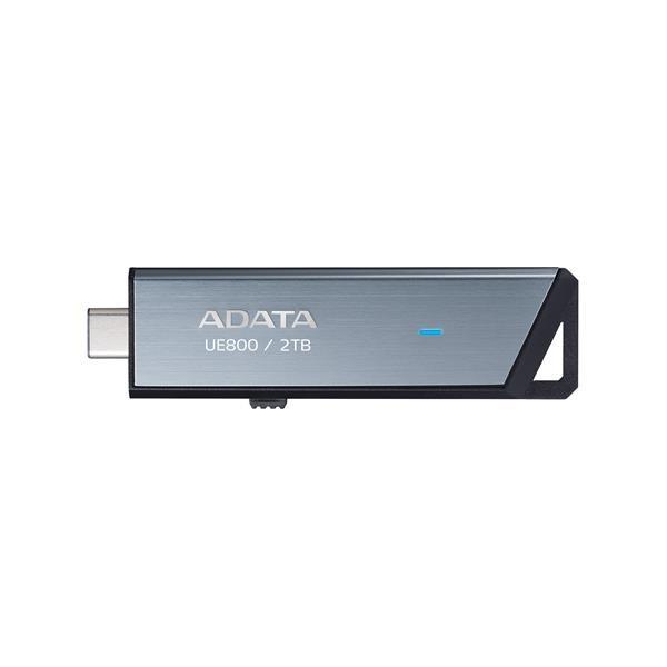 ADATA Flash Disk 2TB UE800,  USB-C 3.2,  R:1000/ W:1000MB/ s,  stříbrná