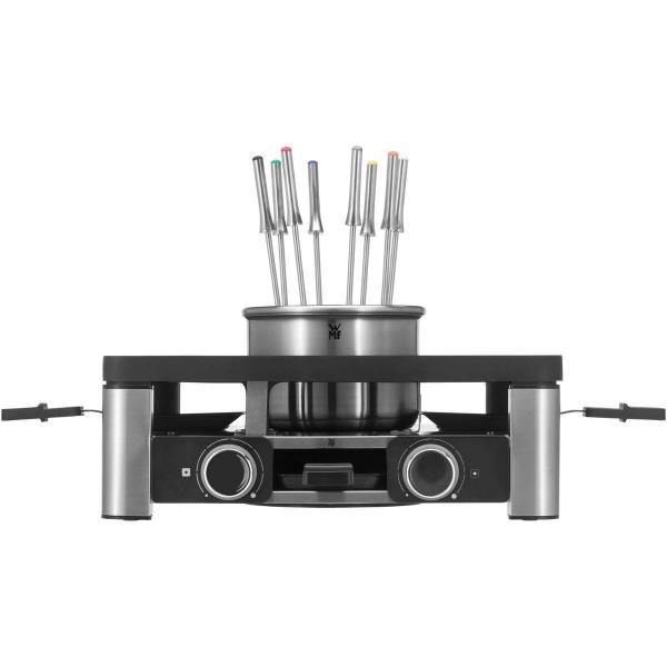 WMF Lumero Gourmet Station 3v1 raclette gril,  1800 W,  fondue,  nastavitelný termostat2
