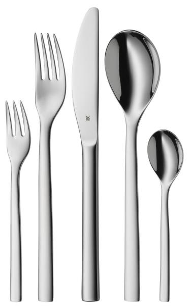 WMF Atria sada příborů,  12x lžíce,  12x vidlička,  12x nůž,  12x lžička,  12x dezertní vidlička,  (60 kusů),  nerezová ocel
