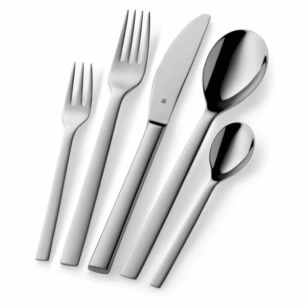 WMF Atria sada příborů,  12x lžíce,  12x vidlička,  12x nůž,  12x lžička,  12x dezertní vidlička,  (60 kusů),  nerezová ocel1
