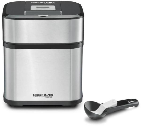 Rommelsbacher IM 12 zmrzlinovač,  12 W,  LCD displej,  1, 5 l mrazicí mísa pro 500 ml obsah,  povrch z nerezové oceli