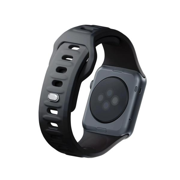 3mk Silicone Watch Strap pro Apple 38/40/41 mm Black0