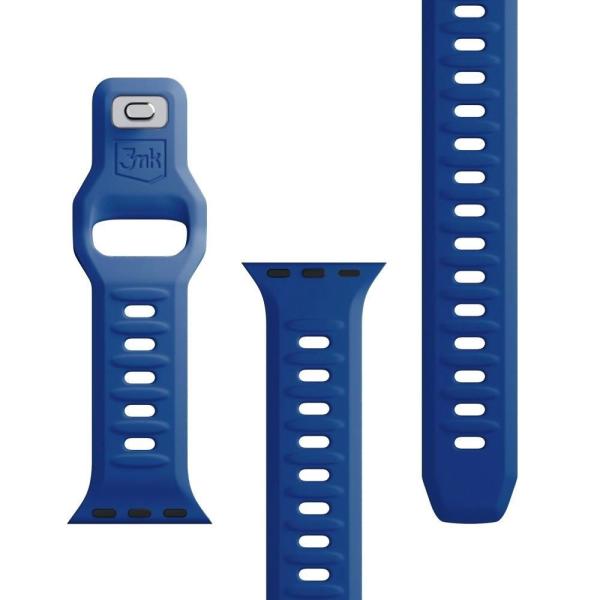 3mk Silicone Watch Strap pro Apple 38/40/41 mm Blue12