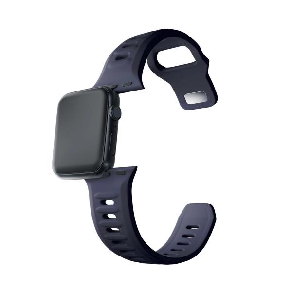 3mk Silicone Watch Strap pro Apple 38/40/41 mm Gray3