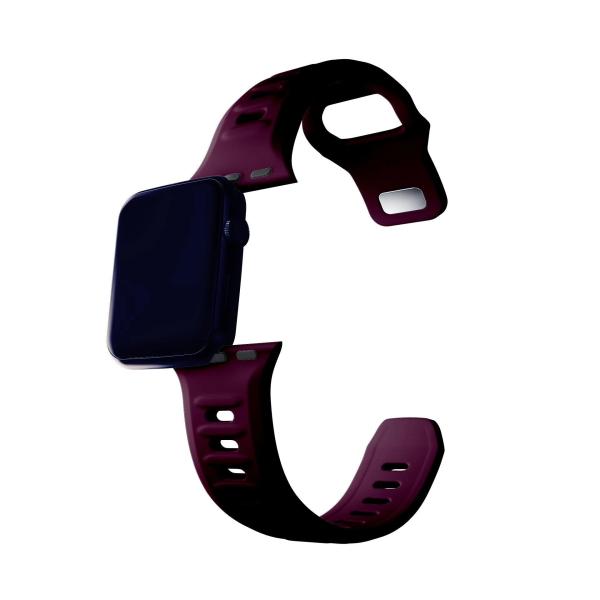 3mk Silicone Watch Strap pro Apple 38/40/41 mm Mulberry6