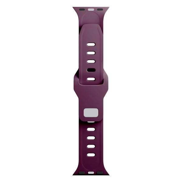 3mk Silicone Watch Strap pro Apple 38/40/41 mm Mulberry5