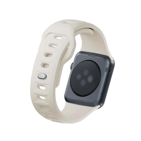 3mk Silicone Watch Strap pro Apple 38/40/41 mm Nude1