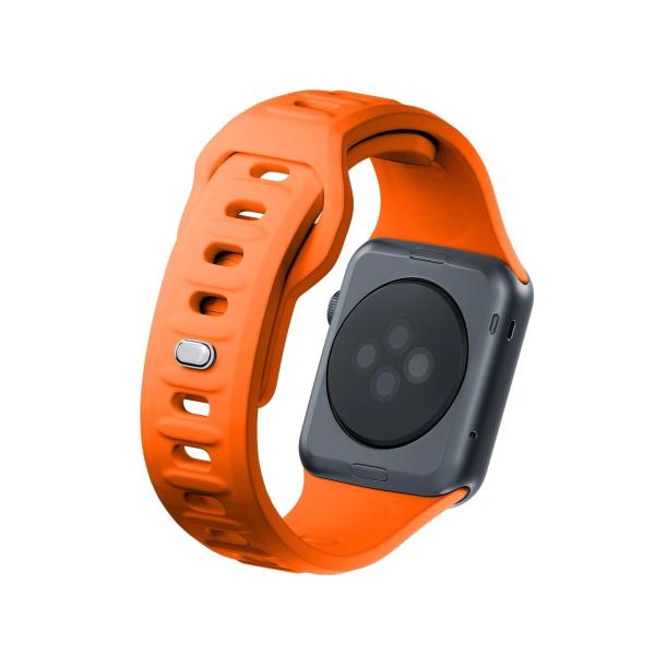 3mk Silicone Watch Strap pro Apple 38/40/41 mm Orange2