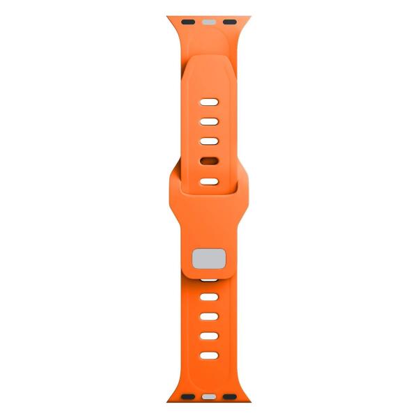 3mk Silicone Watch Strap pro Apple 38/40/41 mm Orange6
