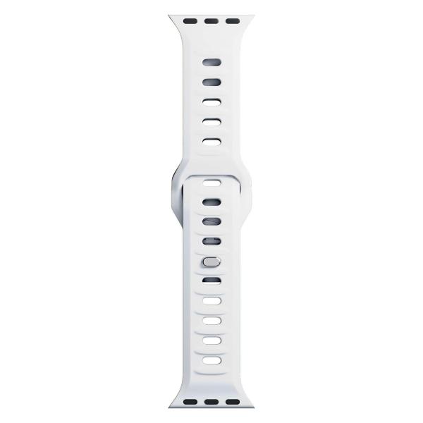 3mk Silicone Watch Strap pro Apple 38/ 40/ 41 mm White0