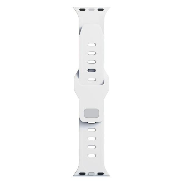 3mk Silicone Watch Strap pro Apple 38/ 40/ 41 mm White1