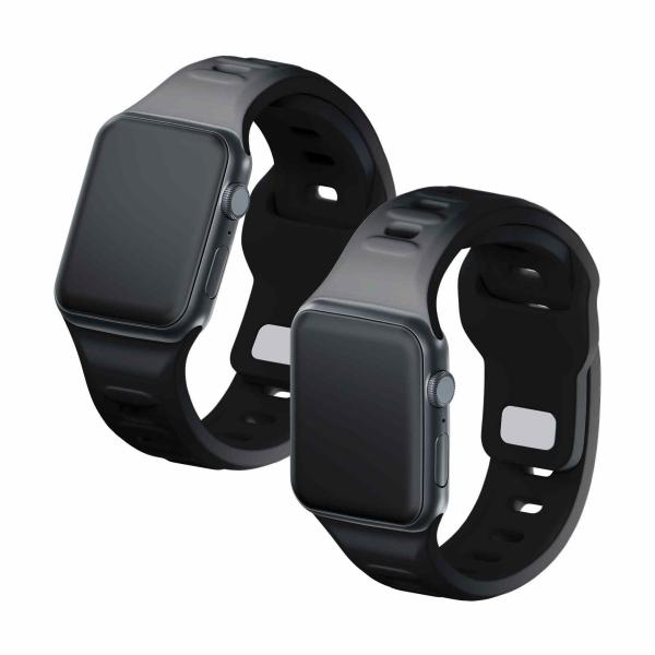 3mk řemínek Watch Strap pro Apple 42/ 44/ 45/ 49 mm Black4