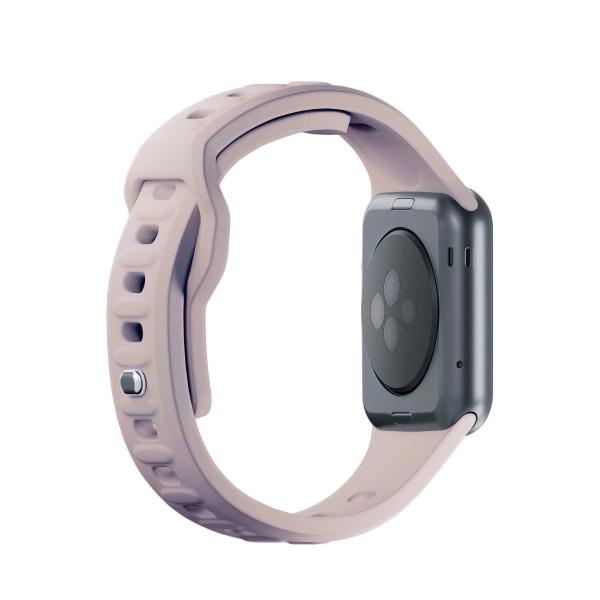 3mk Silicone Watch Strap pro Apple 42/44/45/49 mm Latte8