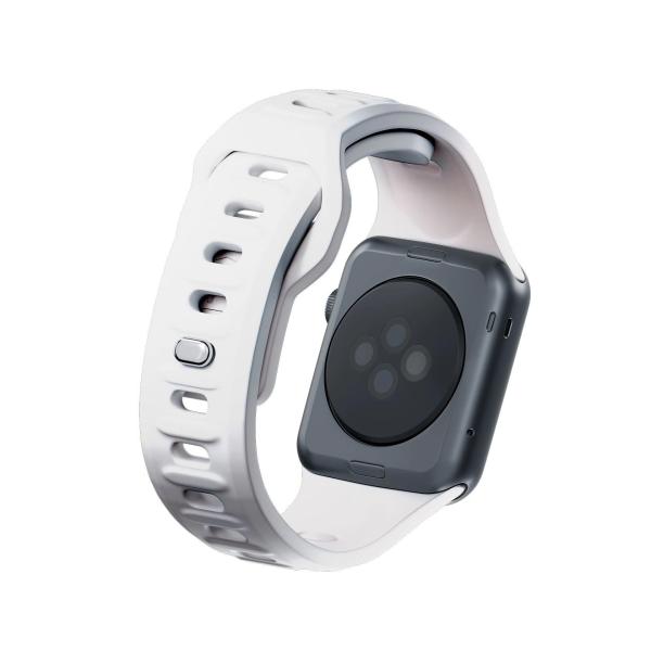 3mk řemínek Watch Strap pro Apple 42/ 44/ 45/ 49 mm White5