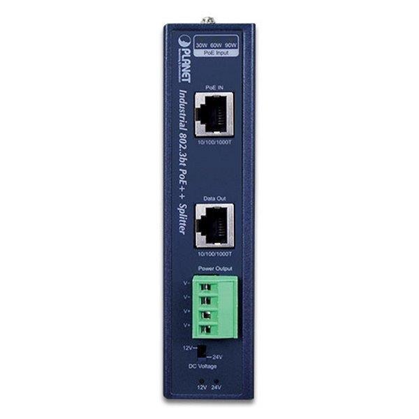 Planet IPOE-173S napájení po ethernetu IEEE802.3bt, 70W, 1xGbE, DIN, IP30, -40 až 75 C1