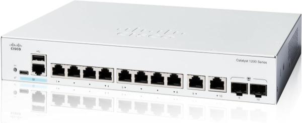 Cisco Catalyst switch C1200-8T-E-2G (8xGbE, 2xGbE/ SFP combo, fanless)