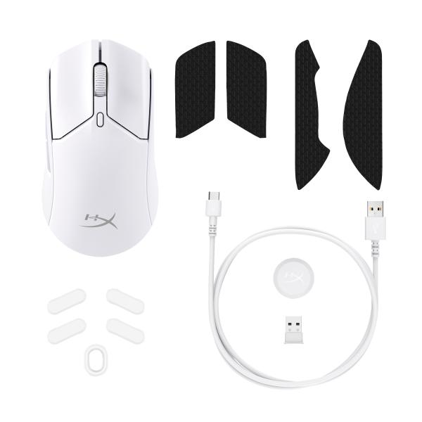 HyperX Pulsefire Haste White Wireless Gaming Mouse 2 - Myš6