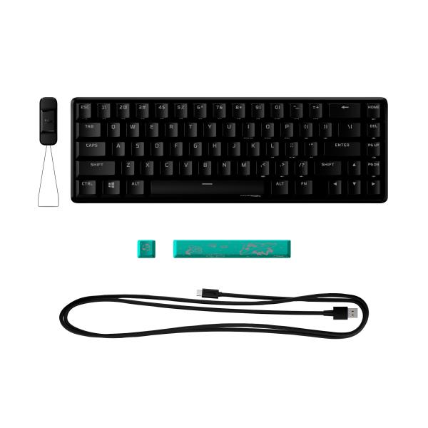 HyperX 65 Alloy Origins AQU Gaming Keyboard-US - Klávesnice4