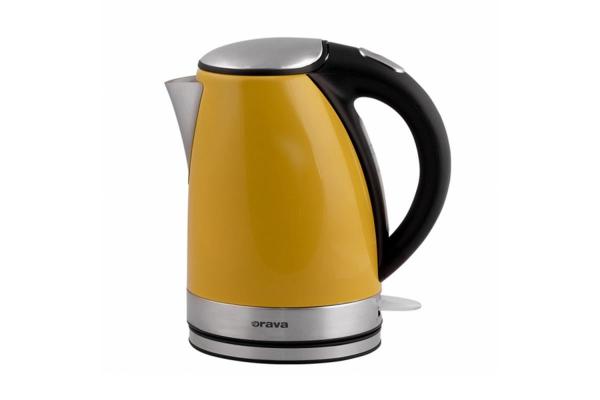 Orava VK-3217 Y rychlovarná konvice, 2000 W, 1.7 l, automatické vypnutí, žlutá