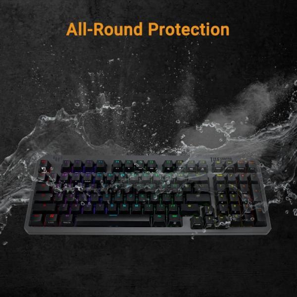 ASUS klávesnice TUF Gaming K3 GEN II,  mechanická,  CZ/ SK,  šedá6