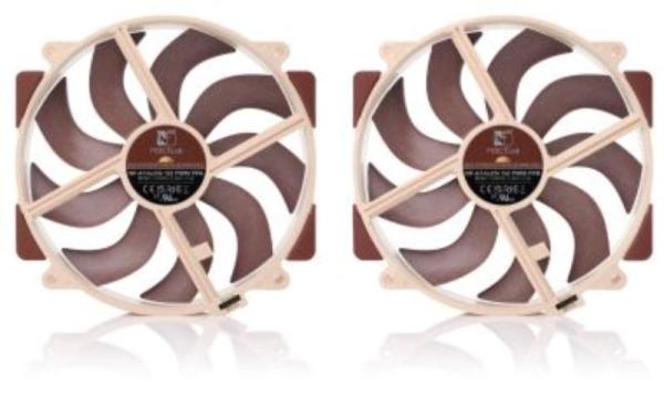 NOCTUA Ventilátory NF-A14x25r G2 PWM, Set 2 Ventilátorů, 140x140x25, PWM2