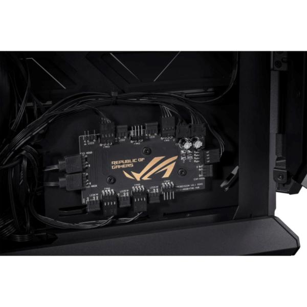 ASUS case ROG HYPERION (GR701) BTF,  Big Tower,  průhledná bočnice,  4x 140mm Fan,  černá12