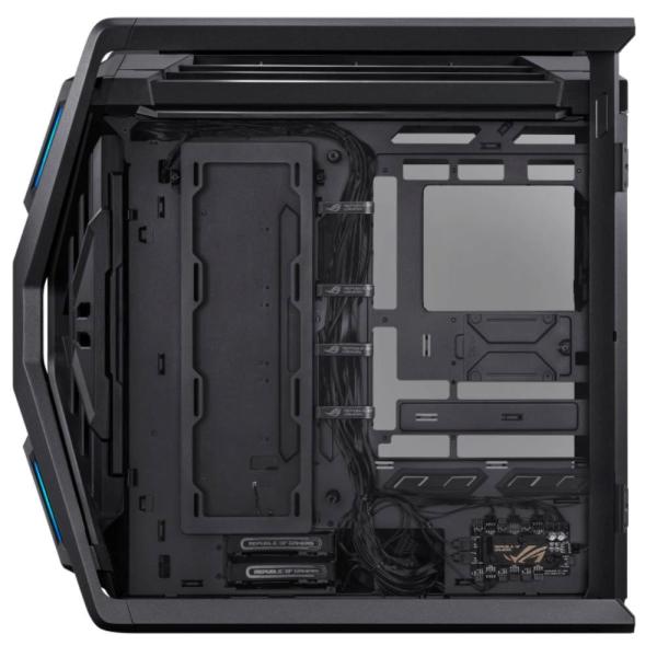 ASUS case ROG HYPERION (GR701) BTF,  Big Tower,  průhledná bočnice,  4x 140mm Fan,  černá8