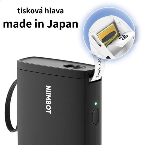 Niimbot Tiskárna štítků D11-H Smart,  černá + role štítků 160 ks5