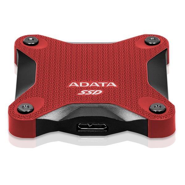 ADATA Externí SSD 1TB SD620,  USB Micro-B,  USB 3.2 Gen 2,  R:520/ W:460MB/ s,  červená3