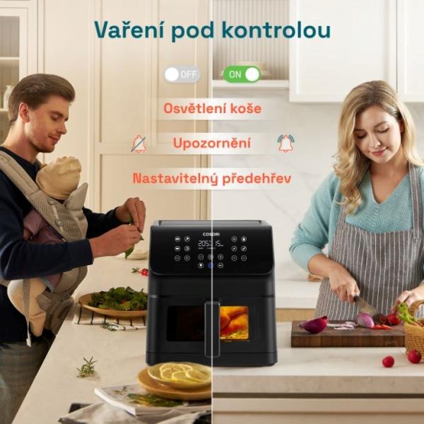 Cosori P653 PREMIUM II Plus Chef edition 6,2l horkovzdušná fritéza12