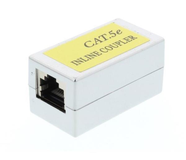 Spojka UTP RJ45,  Cat5E,  8p8c