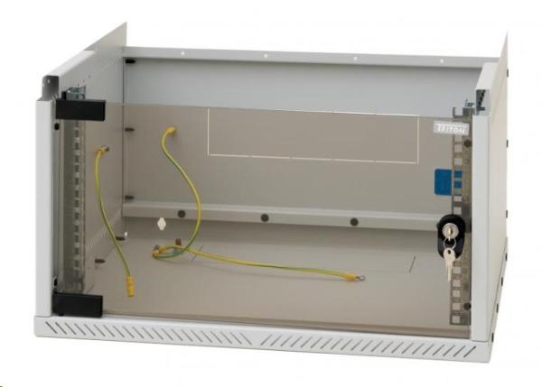 19" jednodielny rack TRITON 4U/ 400 mm - FLAT PACK1