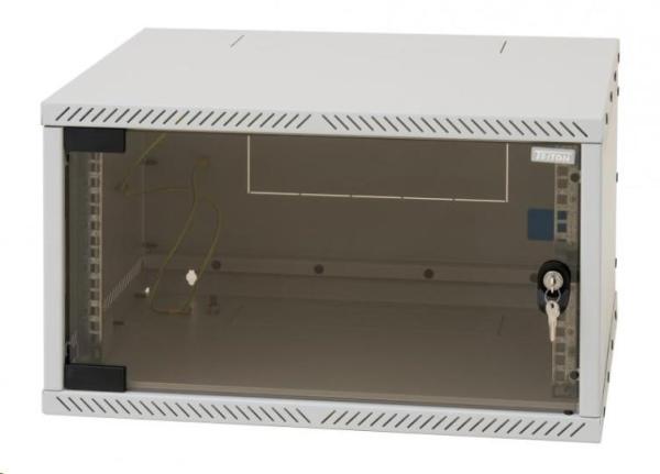 19" jednodielny rack TRITON 6U/400 mm - FLAT PACK