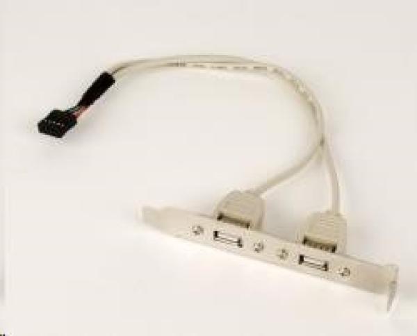 GEMBIRD Ďalšie porty pre MB,  2x USB2.0 (zátvorka)
