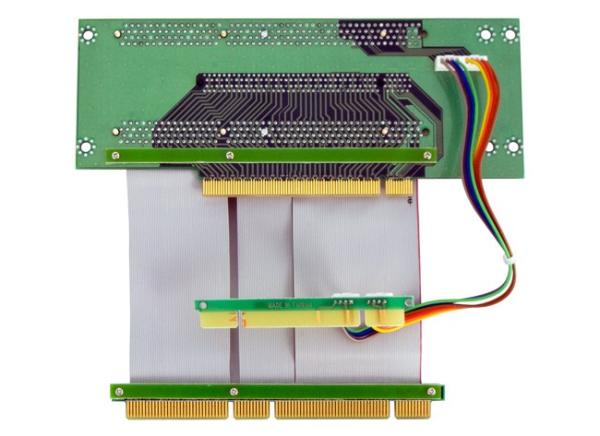 CHIEFTEC Riser card 2U RC2-E16X2R-4,  podpora 1xPCI-E x 16 slotov a 2xPCI-X 133 slotov1