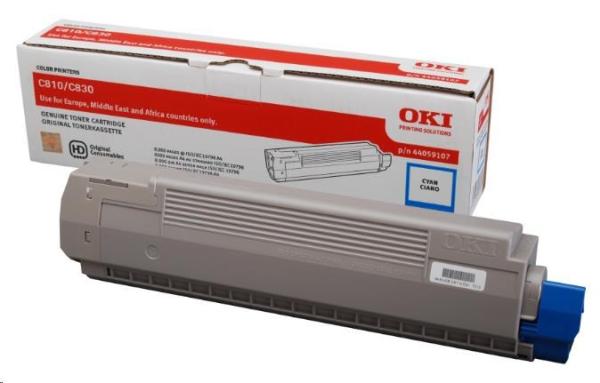 Oki Toner Cyan pre C810/ C830 (8.000 strán)