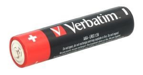 VERBATIM Alkalické baterie AAA, 4 PACK , LR32