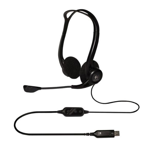 akcie Logitech PC 960 Stereo Headset, USB _