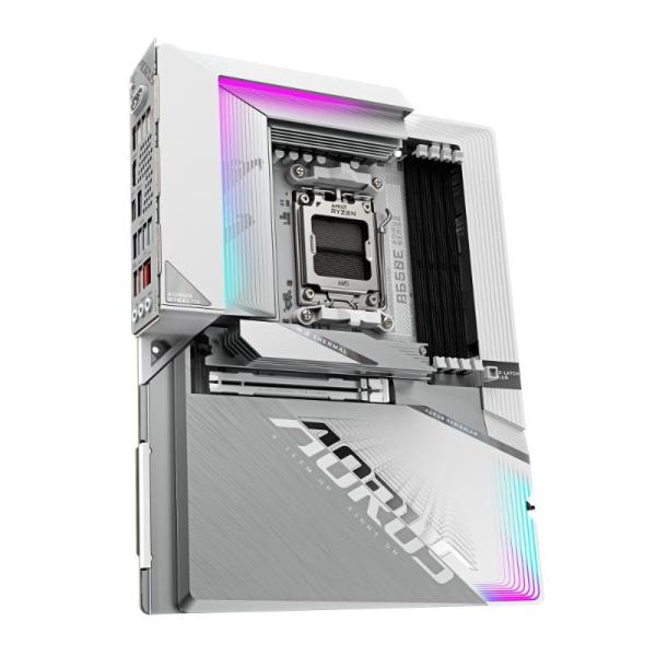 GIGABYTE MB Sc AM5 B650E AORUS STEALTH ICE,  AMD B650,  4xDDR5,  2x HDMI,  1xUSB-C,  WI-FI,  E-ATX1