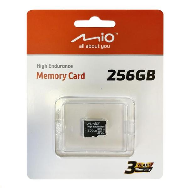 Mio 256 GB microSDXC,  V30,  U3,  A2 paměťová karta1