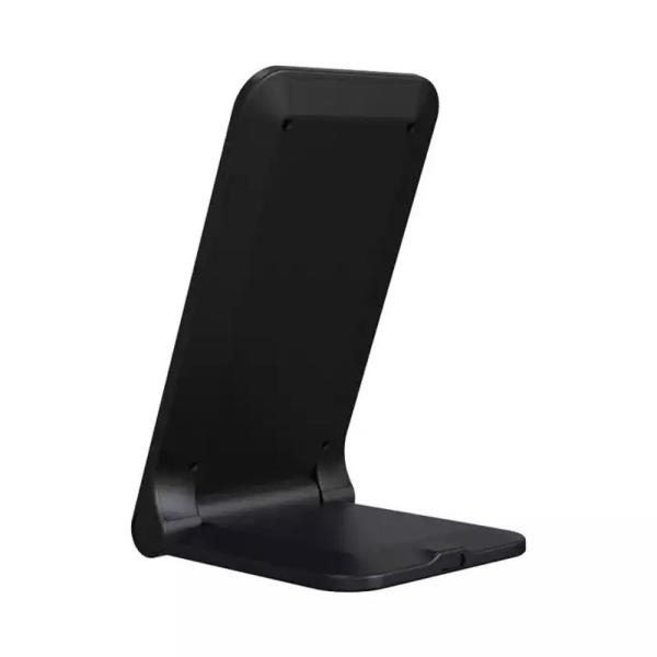 1stCOOL bezdrátová QI nabíječka H18, skládací stojánek, USB-C, černá2
