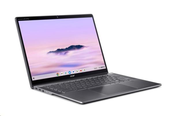 ACER NTB Chromebook Plus Spin 514 (CP514-4HN-52NT),  ICore 5 120U,  8GB,  256GB PM4 SSD,  Intel Iris Xe,  Chrome,  Grey2