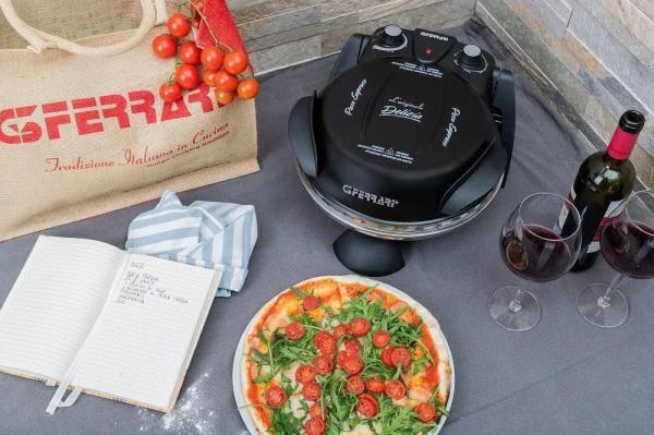G3 Ferrari Delizia pec na pizzu,  1200 W,  časovač,  termostat,  horní a spodní ohřev,  černá3