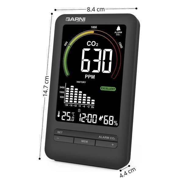 GARNI 206 OneCare - Měřič CO2 (kysličník uhličitý)2