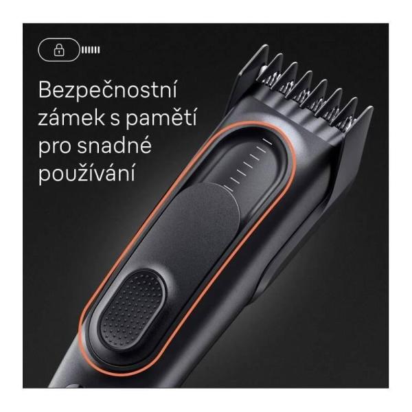 Braun Series 5 HC5330 zastřihovač vlasů,  samoostřicí nože,  Ni-MH baterie,  2 nástavce,  omyvatelný3