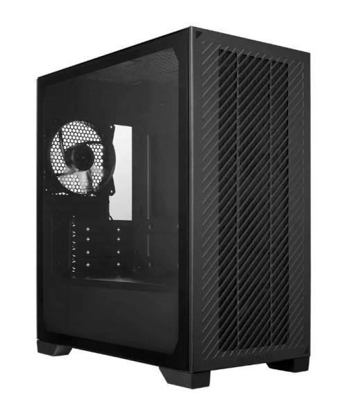 Cooler Master case Elite 301 Lite,  mATX,  Průhledná bočnice,  1x 120mm Fan,  Černá