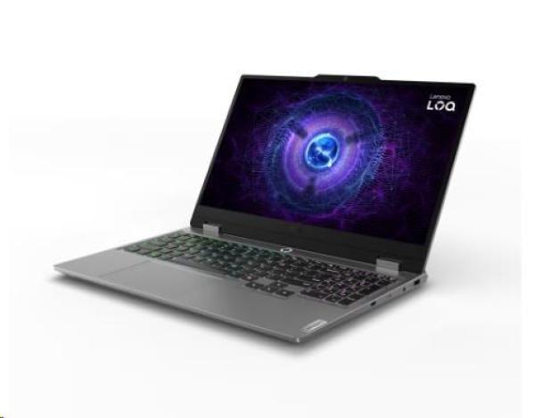 LENOVO NTB LOQ 15IAX9I - i5-12450HX, 15.6" FHD IPS, 24GB, 512SSD, HDMI, Arc™ A530M 4GB, BezOS, 2Y CC2