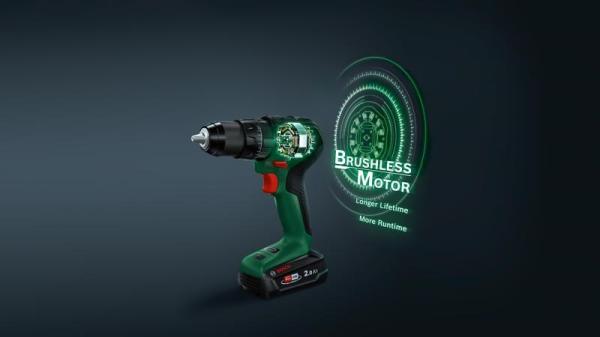 BOSCH UniversalDrill 18V-60 akumulátorový vrtací šroubovák,  60 Nm,  13mm rychloupínací sklíčidlo,  1x akumulátor PBA 18V 21