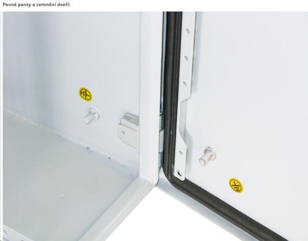 XtendLan 19" venkovní vodotěsný rozvaděč 17U 600x600,  krytí IP55,  nosnost 65kg,  šedý3